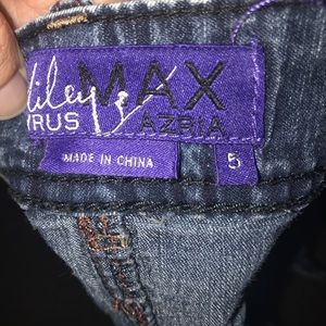 Size 5 Miley Cyrus & Max Azria Denim Mini Skirt